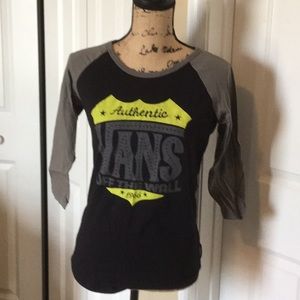 Long sleeve Vans tee